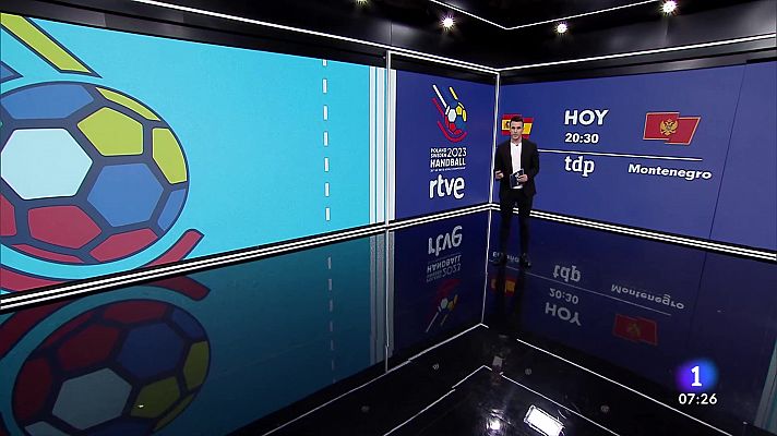 Telediario Matinal - España inicia contra Montenegro su andadura en el Mundial de balonmano 2023