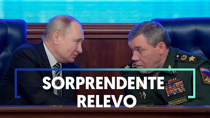 Putin retira a su jefe militar en Ucrania y pone al criticado Guerásimov