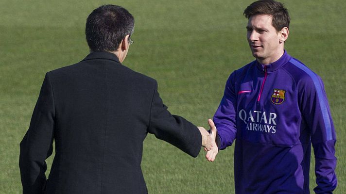 Telediario 2 - Los mensajes sobre la filtración del contrato de Messi