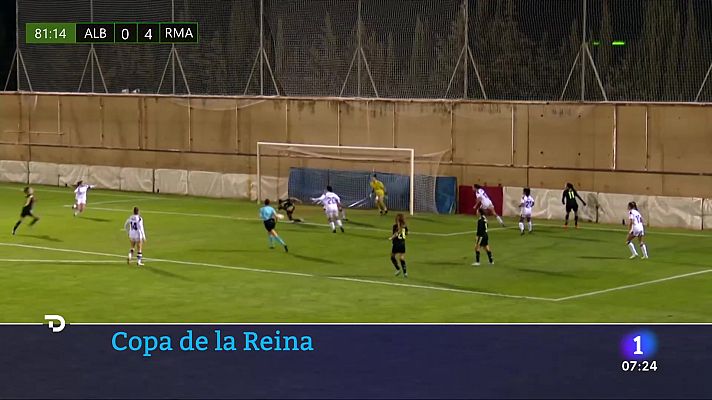 Telediario Matinal - Real Madrid y Athletic Club avanzan en Copa de la Reina