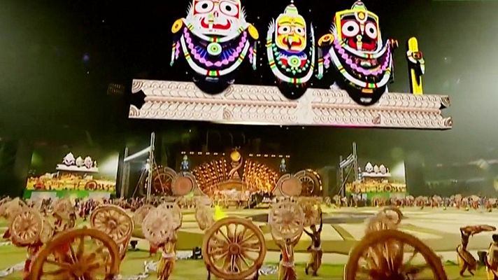 Hockey hierba y sala - La India inaugura su Mundial de hockey a ritmo bollywoodiano