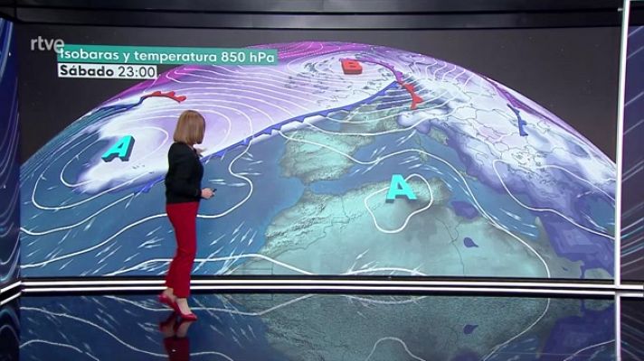 Las temperaturas máximas subirán en el noroeste peninsular, Baleares y el área mediterránea y bajarán en gran parte del centro, Meseta sur y el oeste de Andalucía