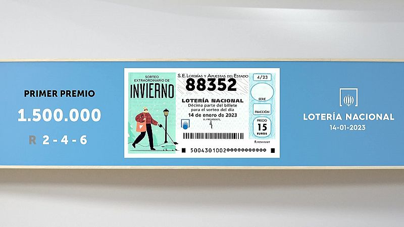 Sorteo de la Lotería Nacional del 14/01/2023 - Ver ahora