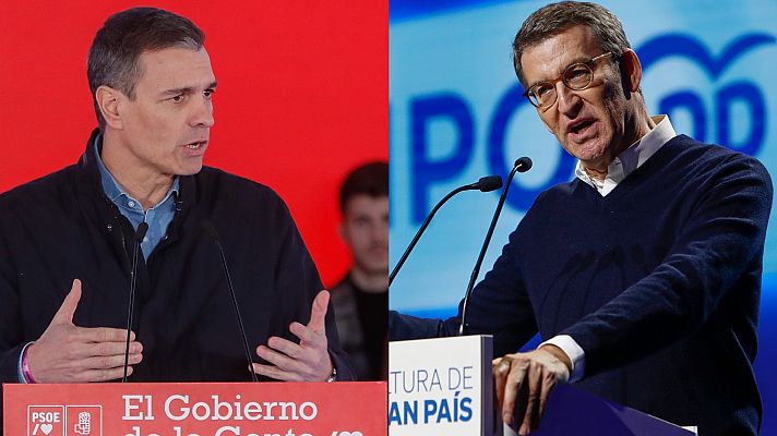 Telediario Fin de Semana - PSOE y PP arrancan la precampaña entre reproches