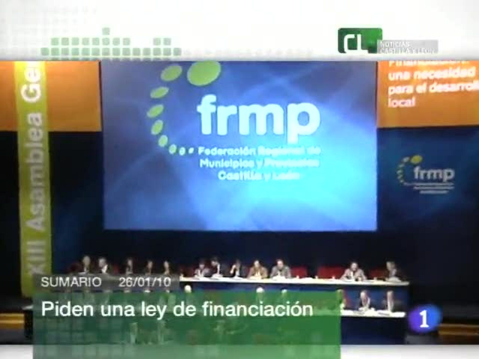 Noticias Castilla y León. Informativo Territorial de Castilla y León. (26/01/10)