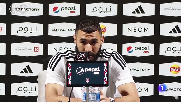 Telediario Fin de Semana - Benzema: "Estamos aquí cada año para llevar el trofeo a Madrid"