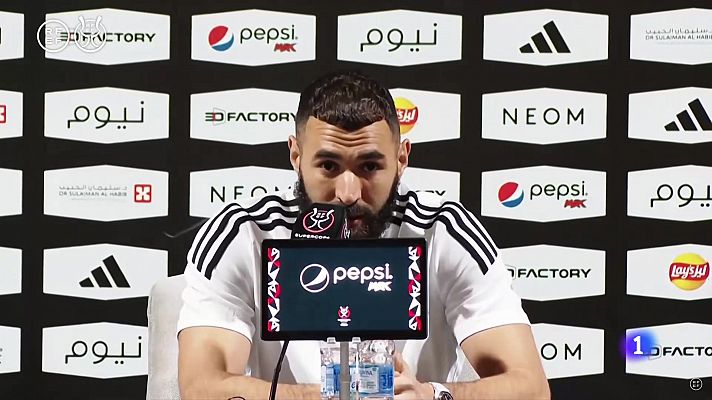 Benzema: "Estamos aquí cada año para llevar el trofeo a Madrid"