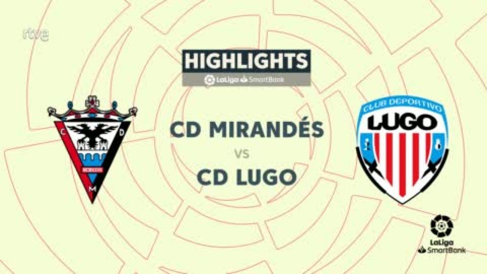 Mirandés - Lugo: resumen del partido de la 23ª jornada - ver ahora