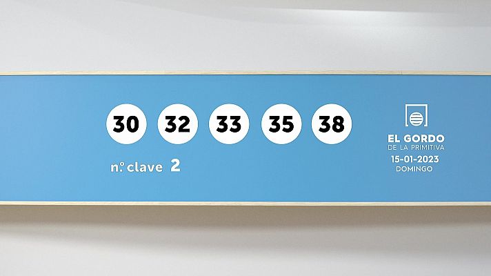 SELAE - Sorteo de la Lotería Gordo de la Primitiva del 15/01/2023