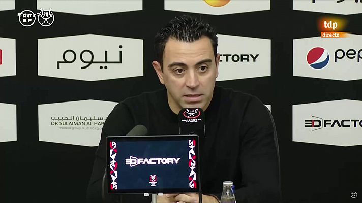 Xavi Hernández, tras ganar la Supercopa: "Lo que he imaginado y planeado ha salido a la perfección"