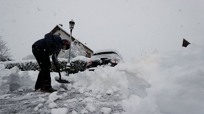 Informativo 24h - Gérard llega a España con fuertes vientos, lluvia y nieve