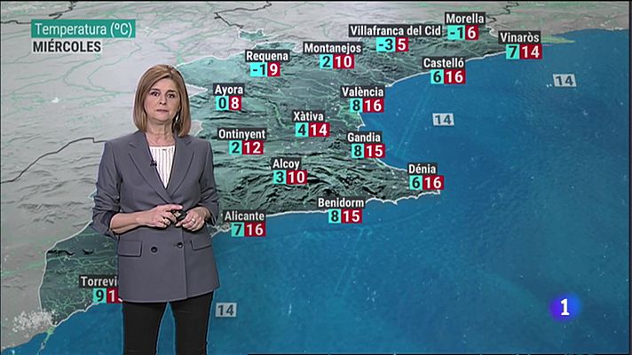 El Tiempo en la Comunitat Valenciana - 17/01/23