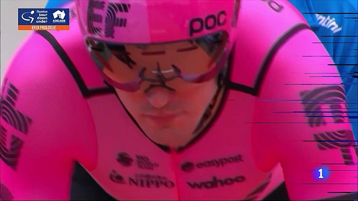 Telediario 1 - Bettiol gana la prólogo y se viste de líder en el Tour Down Under