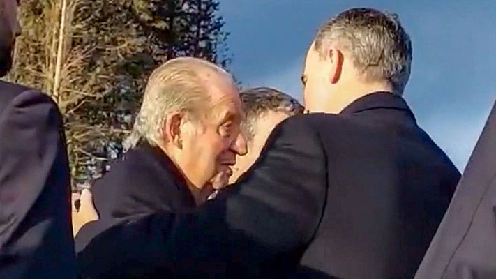 Reencuentro de Felipe VI y el rey emérito en Grecia