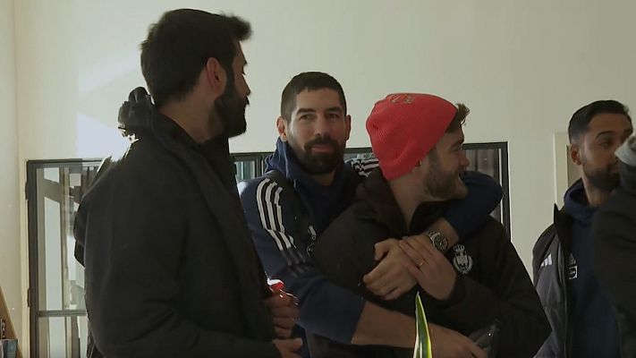 Karabatic y los 'Hispanos': amigos antes de la batalla en la 'Main Round'