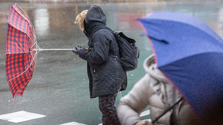 La hora de La 1 - Comunidades en alerta por la borrasca Fien