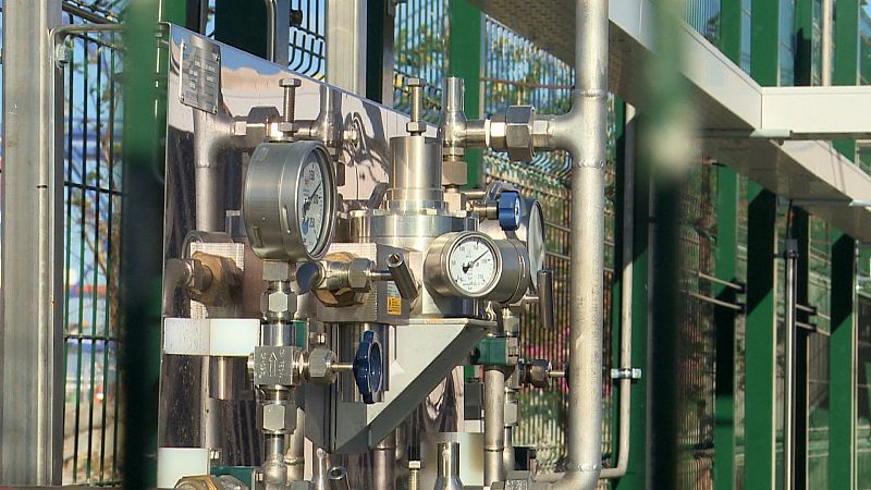 Primera carga de hidrógeno en un puerto europeo