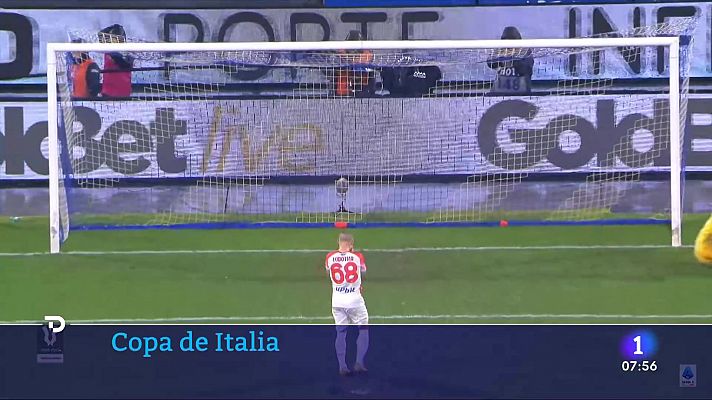 Telediario Matinal - El Cremonese elimina en los penaltis al Nápoles de la Copa Italia