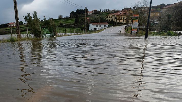 La hora de La 1 - El temporal en Cantabria: inundaciones y puertos cerrados