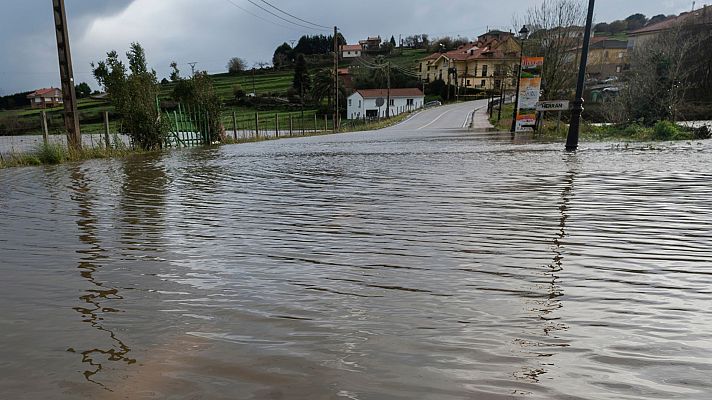 El temporal en Cantabria: inundaciones y puertos cerrados