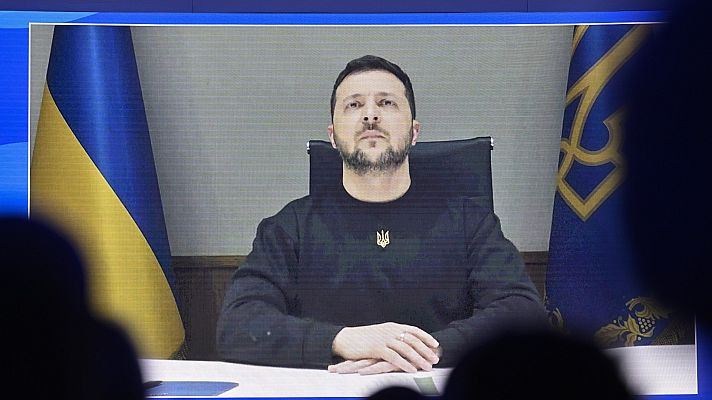 Telediario 1 - Ucrania, en el centro del debate del Foro Económico Mundial en Davos