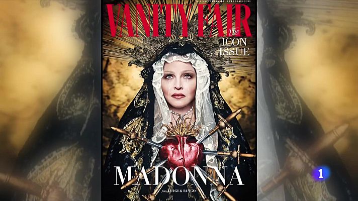 Telediario 1 - Madonna se viste como la Virgen en la revista 'Vanity Fair'
