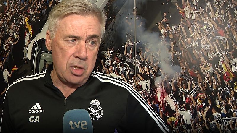 Ancelotti atendió en exclusiva a RTVE