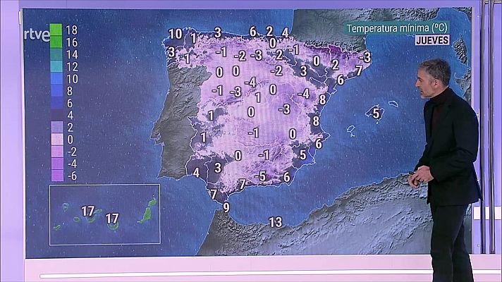 Intervalos de viento fuerte en los litorales gallego y cantábrico, tercio oriental peninsular y Baleares