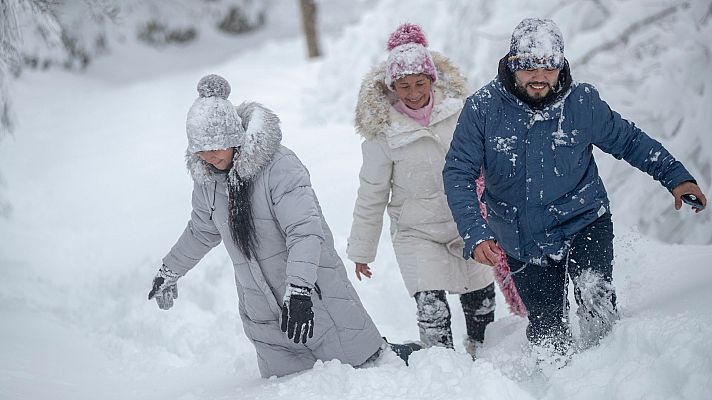 Las imágenes que deja el temporal