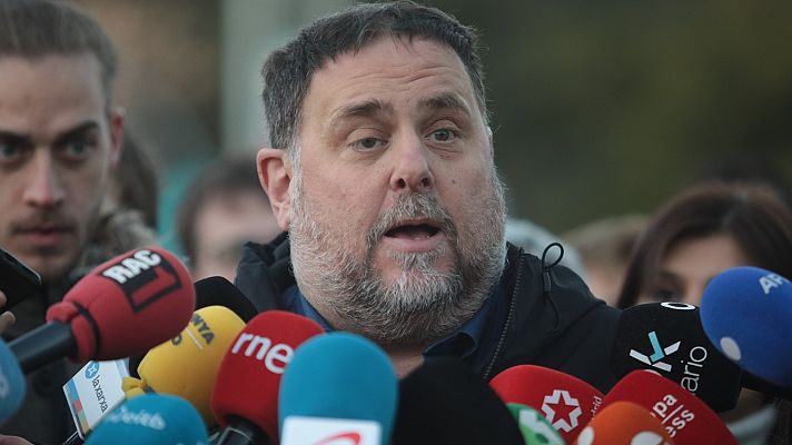 La hora de La 1 - Junqueras defiende "la amnistía y la autodeterminación" en la protesta contra la cumbre hispanofrancesa en Barcelona