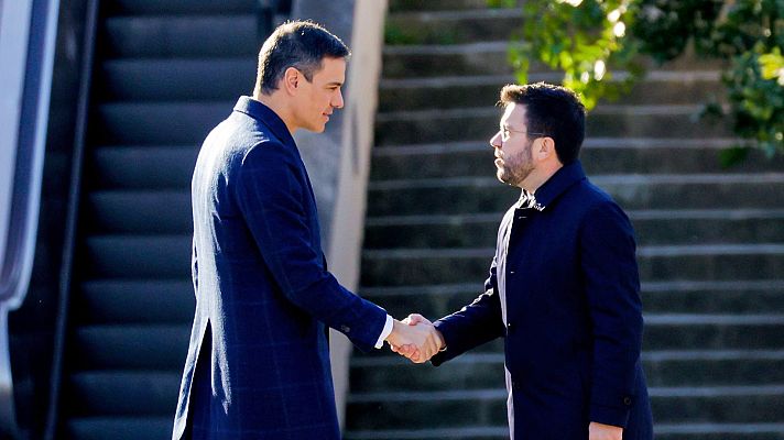 Informativo 24h - Aragonès avisa a Sánchez de que el 'procés' "no ha acabado" e insiste en que la "mejor" solución es un referéndum