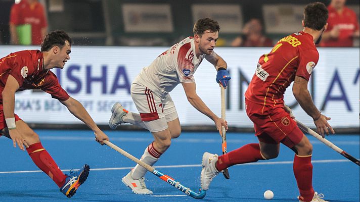 Hockey hierba y sala - Campeonato del Mundo masculino: España - Inglaterra