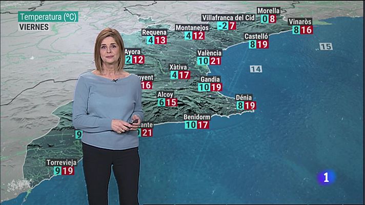 El Tiempo en la Comunitat Valenciana - 19/01/23