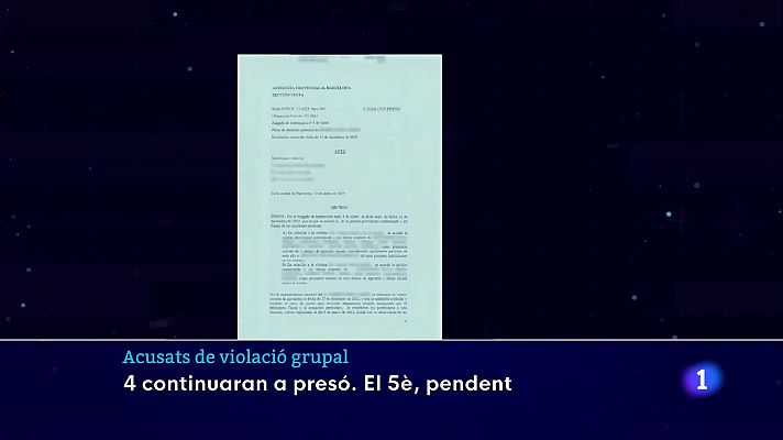 Presó provisional a quatre dels cinc dels acusats de les agressions sexuals en grup de Castelldefels 