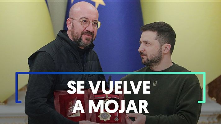 Charles Michel visita Kiev por sorpresa y se reúne con Zelenski