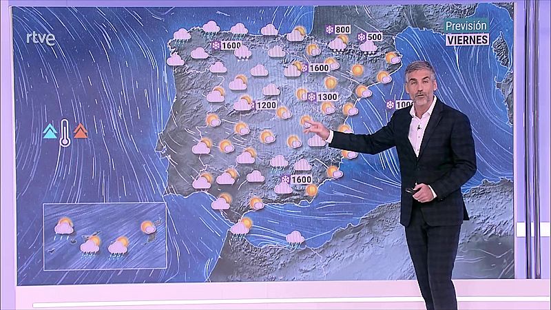 Nevadas importantes en el norte peninsular - ver ahora