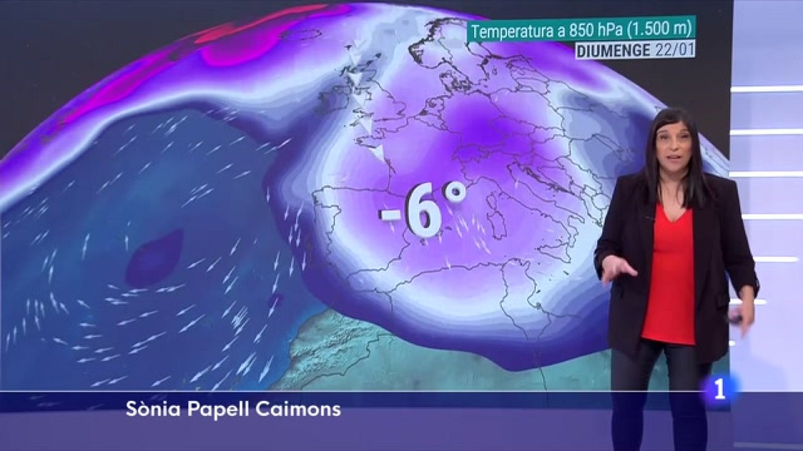 El Temps (20/01/2023) - Cap de setmana gèlid i fred molt intens fins acabar gener