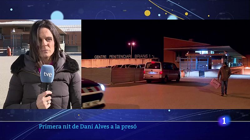 Alves passa la primera nit a la presó de Brians I