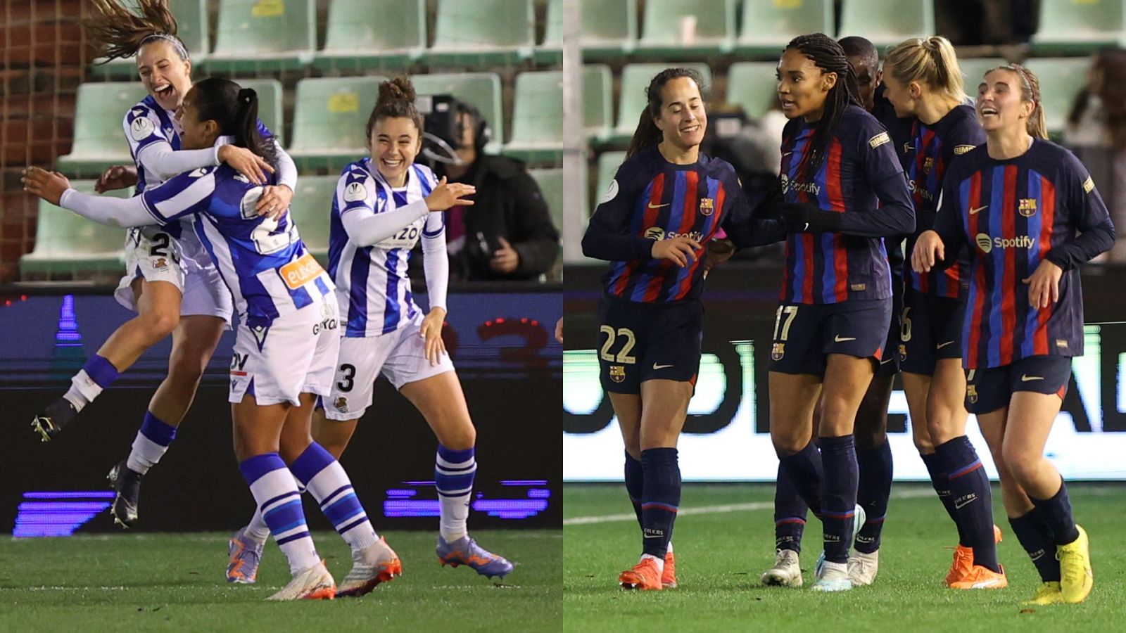 Real Sociedad y Barcelona se juegan el título de la Supercopa femenina     