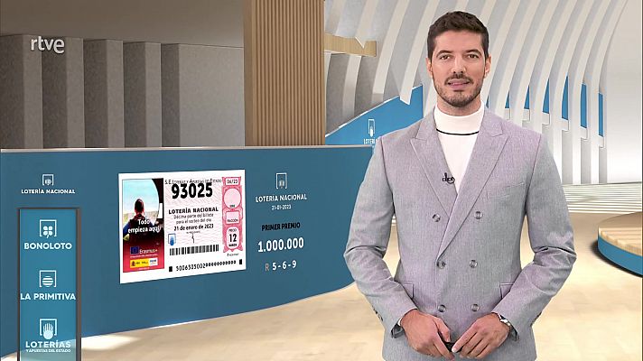 Sorteo de la Lotería Nacional del 21/01/2023