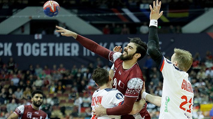 Mundiales de Balonmano - Campeonato del Mundo Masculino. Main Round: Catar - Noruega