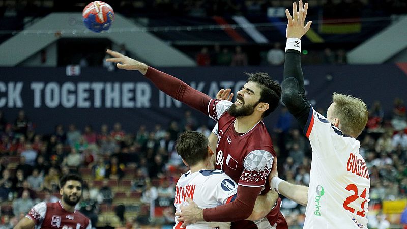 Balonmano - Campeonato del Mundo Masculino. Main Round: Catar - Noruega - ver ahora