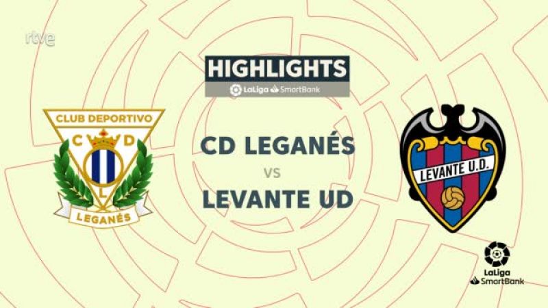 Leganés - Levante: resumen del partido de la 24ª jornada de Segunda División -- Ver ahora