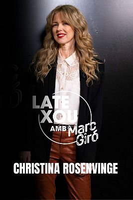 Christina Rosenvinge fa parada al 'Late Xou'