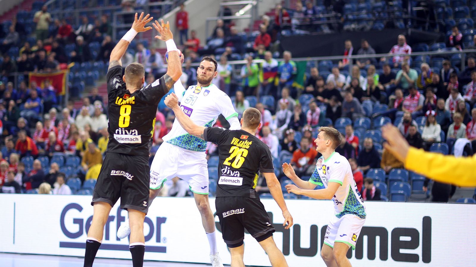 Balonmano - Campeonato del Mundo Masculino. Main Round: Montenegro - Eslovenia - ver ahora