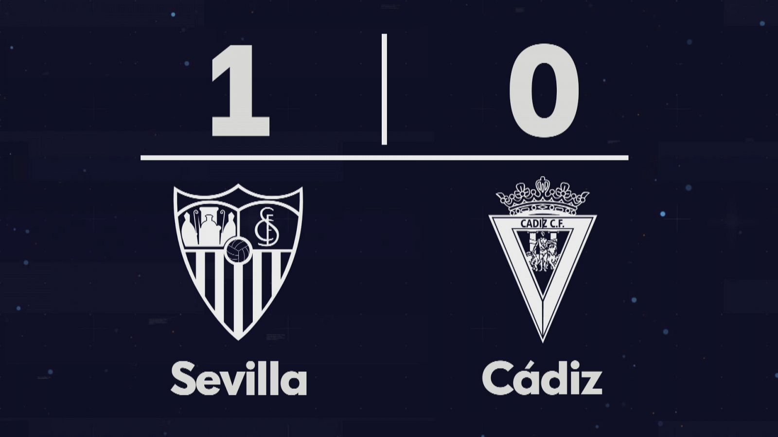 Sevilla FC 1 - Cádiz CF 0