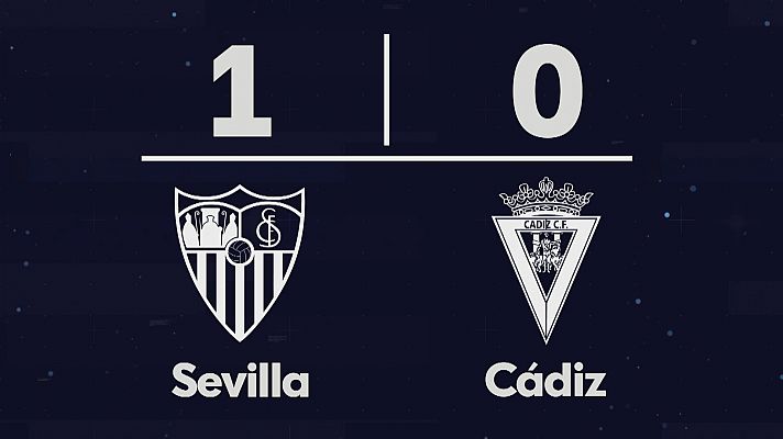 Noticias Andalucía - Sevilla FC 1 - Cádiz CF 0