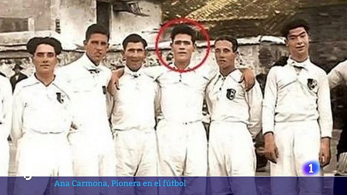 Telediario 2 - Ana Carmona, pionera del fútbol que se hizo pasar por hombre