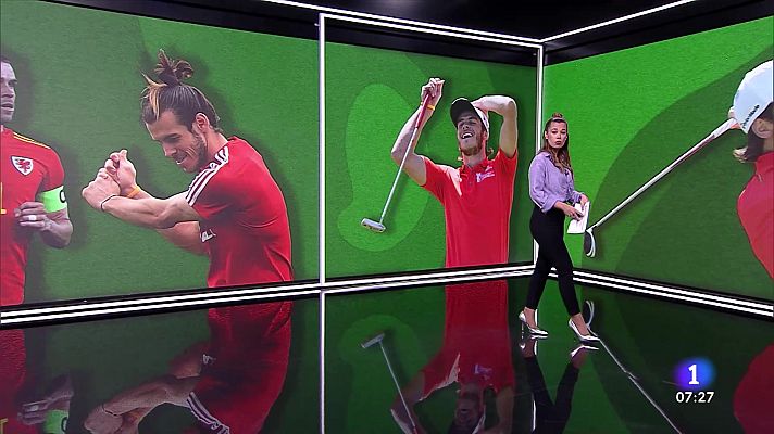 Telediario Matinal - Gareth Bale inicia su carrera en el golf