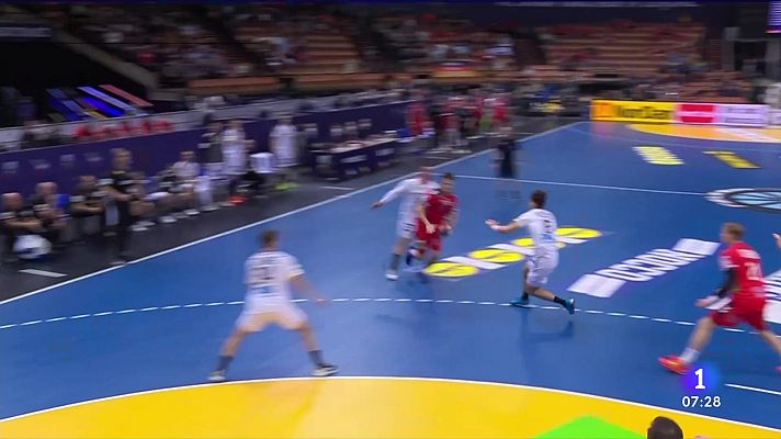 Telediario Matinal - Noruega puede con Alemania y será el rival de los Hispanos en cuartos